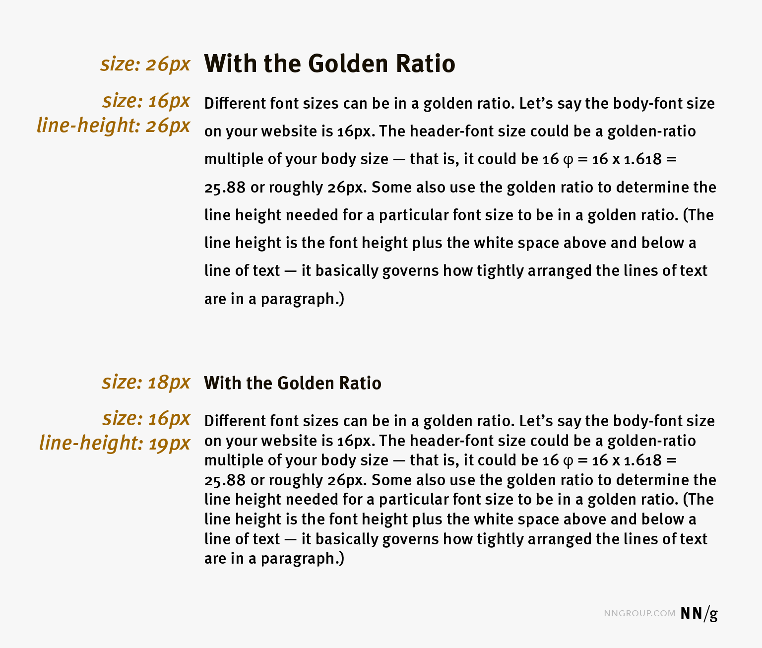 The Golden Ratio and User-Interface Design